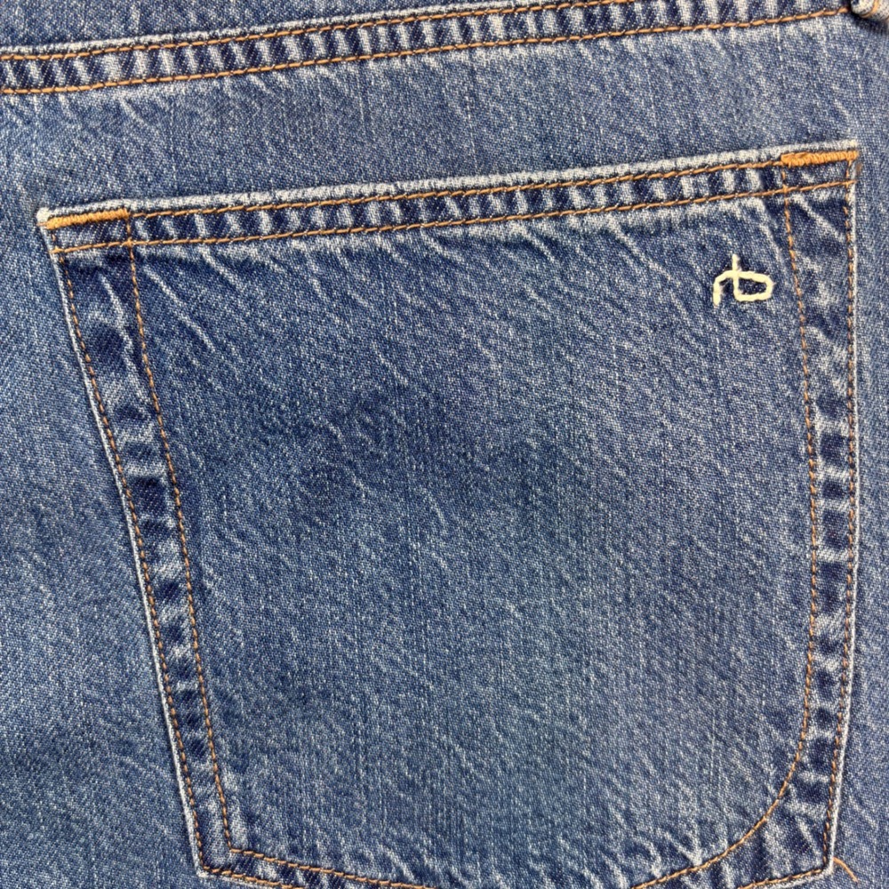 Rag & Bone Lori Mid Rise Wide Leg Jeans Medium Wash Size 30 WDD24F2935OPME New - Picture 11 of 14